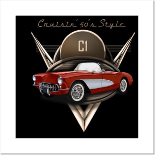 Chevrolet Corvette C1 Posters and Art